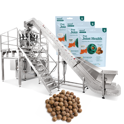 Pet Snacks, Chew Balls, Cat Food, Dog Food, and Animal Feed Rotary Packaging Machine