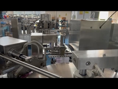 ग्रेन्युल रोटरी पैकेजिंग मशीन कॉटन स्वैब आइस क्यूब लाइन पकौड़ी चिकन विंग्स