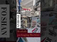 मांस उत्पादों बैग स्वचालित पैकेजिंग मशीन सामग्री सील वैक्यूम नाइट्रोजन के तहत