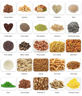 Eight-Station Bag-Fed Packaging Machine for White Lentil Granules