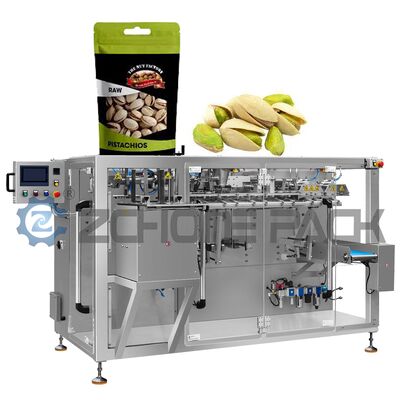 Horizontal Premade Plastic Bag Automatic Electric Motor Food Packaging Machine Sachet Type Shaped Bag for Granule Pouch Packing